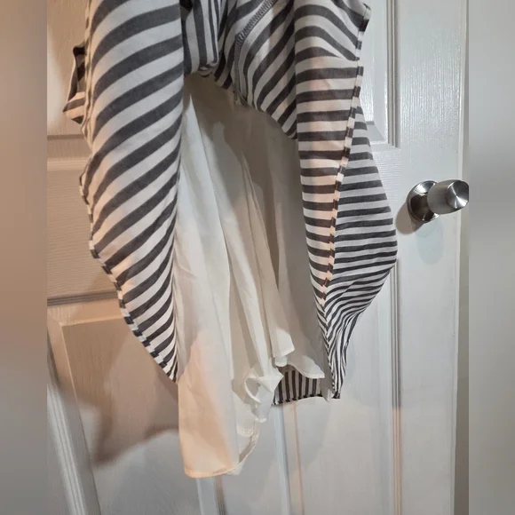 Madewell Striped Ruffle-strap Empire Dress - Picture 10 of 12